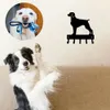 Porte-clés Brittany Dog Hanger - Art mural en métal de 6 pouces de large