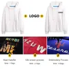 Custom Hooded Sweater Men s And Women s Casual Jacket Embroidery Printing Autumn Winter Work Clothes Travel Home Us 220722