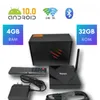 Tanix TX6S Android 10 TV Box Allwinner H616 اختياري 2G 8G/4G 32G/64G مع عرض LED اختياري WiFi Smart Media Player BT