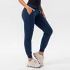 Yoga Nine Leggings Drawstring Adjustment Slim Fit Jogging Gym Clothes Women Sports Casual Leisure Versatile Tight Pant