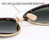 Designer Round Sunglasses for Woman 4246 Brand UV400 Protection Sun Glasses for Men Vintage Shades Plank Frame Flash Mirror Glass Lens with Original Box Case