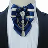 Noeuds papillon Design original Cravate Cristal Bijoux faits à la main Banquet d'affaires Bowtie Haut de gamme Britannique Coréen Accessoires de mariage pour hommes Bow Emel2