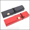 Mode choklad papperslåda svart röda festgåvor förpackningslådor för alla hjärtans dag jul födelsedagstillbehör lx2773 droppleverans 2021 s