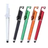 Multifunctionele Universal Capacitive Stylus Pen 3 In 1 mobiele telefoon Holder Stand Touch Pens voor smartphone mobiele telefoon tablet verschillende kleuren