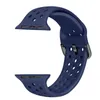 Bande orologi Silicone Silicone Banda Watchband per orologi Serie 7 6 2 3 4 5 Iwatch Wristband 240308