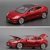 1:32 Car Model 2020 New Tesla Model3 Model3 Modelx Modelx Model Car Model Sound Light Pull Proud Toy Car Gift for Boys Decoration Model279W
