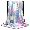 17 year fashion personality color maple leaf 90 Ding large square scarf silk simulation