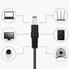 8 Anslutningsadapter Power Cable USB 5V till DC 12V Converter Step Up Spänningsomvandlare