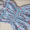 Rompers jumpsuitsrompers baby kinderen kleding baby moederschap meisjes bloem bloemenprint jurk romper kinderen sli dhofh