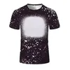 10 couleurs Sublimation chemises pour hommes femmes fournitures de fête transfert de chaleur blanc bricolage chemise T-Shirts inventaire en gros 0607