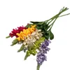 Eén faux bloem single stengel narcissen simulatie delphinium voor bruiloft thuis decoratieve kunstmatige bloemen