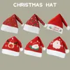 Natal Papai Noel Hats Festas Festume Xmas Snowflake estrelas