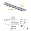 Lampes à énergie solaire 60 cm applique extérieure étanche tube en aluminium sans fil panneau publicitaire signe lumière de sécurité pour patio porte arrière bâtiment