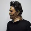 テキサスチェーンソー虐殺レザーフェイスマスクラテックス怖い映画ハロウィーンコスプレコスチュームパーティー小道おもちゃカーニバルマスクfy5428 0826