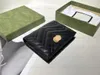 5A Oryginalne skórzane torebki luksusowe uchwyty na karty projektantów portfele mężczyźni oryginalny uchwyt na monety z pudełkiem Kluczowe portrety portfele Zmień torebkę