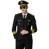 Mäns kostymer blazrar som är Sailor Uniform Suit Man Yacht Captain Performance Jacka Egendom Bild efter concierge Suitmen's