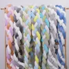 1M22M In The Crib Bed Bumper for born Knot Braided Bumper Pillow Cushion Bedding Set Bumpers Room Decor 220531