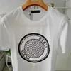 2022 Topy mody Casual Man Women Circle TEE z literami Drukuj krótkie rękawy Letni projektant Top Sell Luksusowe mężczyzn T Shirt Rozmiar 1922239