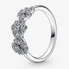 جديد 100 ٪ 925 sterling Silver Ring Fit Infiniti Stones Purple Pansy Pave Flowers Rings for European Women Wedding Original Fashion Jewelry8367269