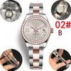 Classico orologio da donna di lusso da 28 mm meccanico automatico inossidabile trapano elettrico con bordo a stella piccolo trapano