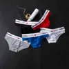 5PCS ADANNU Men Underwear Sexy Briefs Cotton Underpants U Convex Male Panties Cueca Tanga Breathable Men Briefs Bikini 5 AD44 T220816
