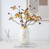 Decorative Flowers & Wreaths Creative Artificial Butterfly Flower Branch Simulation Flore Home Wedding Living Room Display Fake Bouquet Pogr
