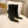 22ss autumn women stiletto heeled boot pointed toe runway girls ankle boots summer ladies single booties walking shoe dress wedding heels pumps beach mules zapatos