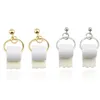 Creative 3D Roll Paper Dangle Earrings Girls Geometric Drop Earrings Women Toilet Paper Towel Studs Earring Summer Jewelry