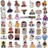 Vattentät klistermärke 50 100st Puerto Rican Singer Bad Bunny Stickers för brevpapper bärbar dator skateboard bil motorcykel rolig cool gra298g