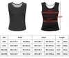 Gymkläder män fitness väst bastu träning tshirt midja tåget snabb svett topp shapewear2470038