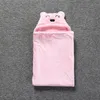 Dekens Swaddling comfortabele baby badjas schattige dieren cartoon baby's deken kinderen capuchon peuter badhanddoek handdoekjes