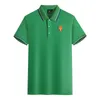 Real Sporting de Gijon S.A.D. Mężczyźni i kobiety Polos Merceryzowane bawełniane logo z krótkim rękawem Logo T-Shirt T-shirt można dostosować