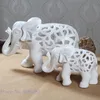 Декоративные предметы статуэтки керамический полый шарик круглый шаблон рисунок ретро ручные украшения белый слон Таиланд