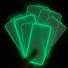 Protetor de tela de vidro temperado fluorescente luminoso brilho no escuro para iPhone 14 13 12 mini 11 pro máximo x xs xr 8 7 samsung s22 mais a13 a23 a33 a53 a12 a22 a32 a52 a72