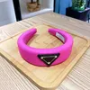 15 Colors Designer Headband For Women Candy Color Lady Hairpin Girl Letters Printed Sponge Hair Band Bulk Price