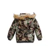 Winter Boys' cotton coat 2022 new Padded Jackets Fleece Lining Hooded Outerwear Casual Zipper Children's clothing Warm Thick J220718