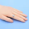 Реальное 925 стерлинговое серебро с бриллиантовым кольцом с оригинальной коробкой подходит для обручального кольца в стиле Pandora Обручальное кольцо для женщин