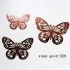 Party Decoration 36pcs/lot 3D Double Layer Decorative Butterfly For Balloon Bedroom Curtain Fake Flower Craft Decor PVC ButterfliesParty