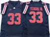 NCAA Ohio State Buckeyes College Football Jersey 27 Eddie George 33 Master Teague III 33 Pete Johnson 45 Archie Griffin 47 AJ Hawk Maillots cousus de haute qualité