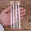 Bouteilles de stockage bocaux 12 pièces 80 ml 30X150mm verre avec couvercles en bambou Potion épices navires bricolage artisanat pour mariage faveurs stockage