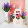 White Purple Pink Available Artificial Flower Bouquet Lavender Plastic Fake Plant For Home Living Room Table Decoration 100 Pcs