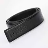 ceintures pour hommes ceintures pour hommes designer ceinture accessoires hommes 3.2 large couche de cuir de vachette lisse Bule crocodile GRATUIT pour hommes 814484097