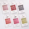 24 Pcs Press on Nails Glossy Glitter Professional Acrylic Nail Tips Set Removable Fingernail Patches