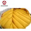 AEGISMAX LETO Series Outdoor Adult Camping Mummia ultraleggera 700FP Ultra Dry Down Primavera Autunno Sacco a pelo Lazy Bag 220620