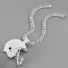 Pendentif Colliers Glacé Cristal Glacé Miami Cubain Lien Chaîne Grand Collier Pour Chaînes Pour Hommes Mode Charme Hip Hop Bijoux Femmes CadeauPend