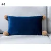 Cuscino da 30x50 cm Office di moda con bella palla Top 8 colori lancia Cushion Case Caspe Cover