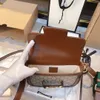Real Cowhide Horsebit tela borse in tela retrò borsetta classica classica neo vintage incrociata di design di borse clutch clutch