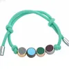 Moda de luxo frisado pulseiras designer fios pulseira de aço inoxidável cabo de couro jóias casal talão ajustável na moda elegante charme acessórios 6 opção