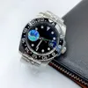 WatchSc-ボックスメンズ付きフル機能ウォッチ自動メカニカルオプションの防水サファイア41mmステンレススチールリストウォッチラミナスセラミック時計