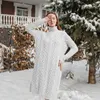 Pulls pour femmes Hiver Long Style Chaud Laine Pull Robe Épaissie Rose Grande Taille Pull Lâche Décontracté Sur Le Genou Pull Femme